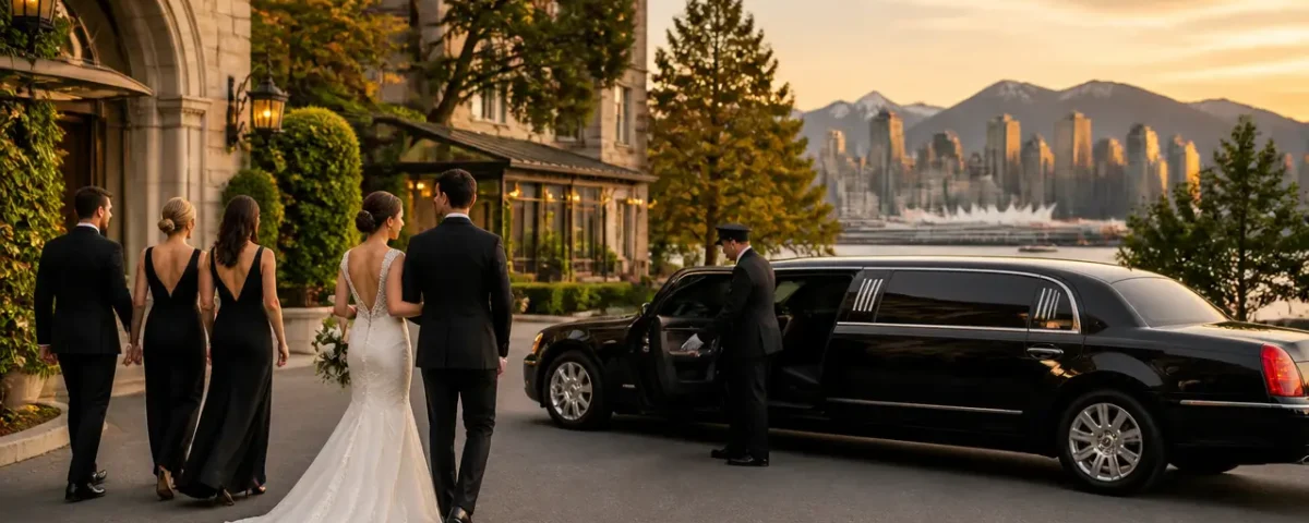 Vancouver wedding transportation timeline