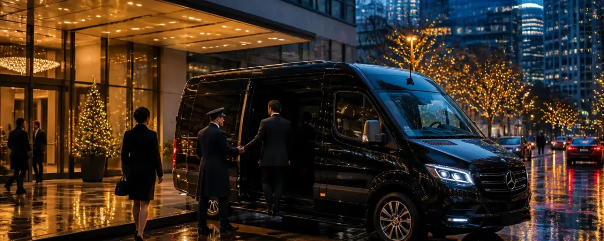 corporate holiday party transportation