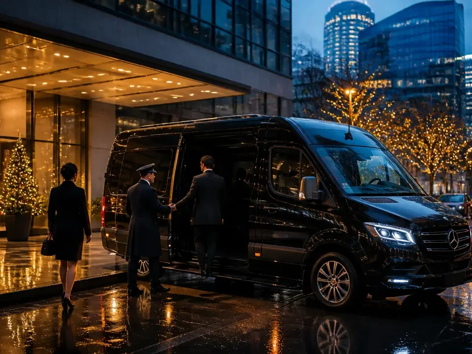 corporate holiday party transportation