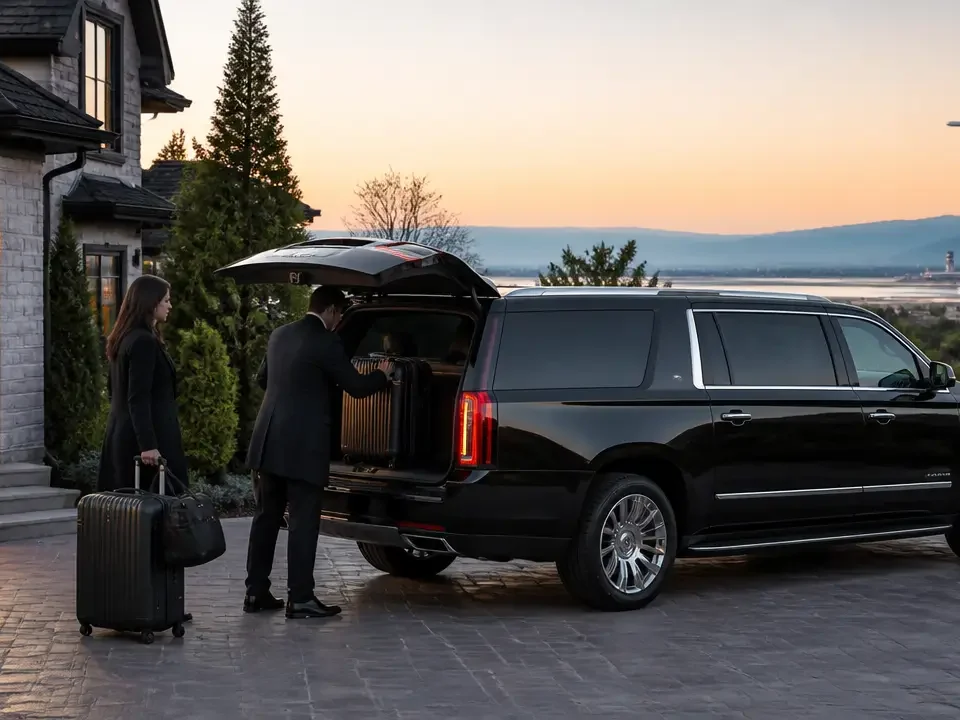 Surrey to YVR by limo